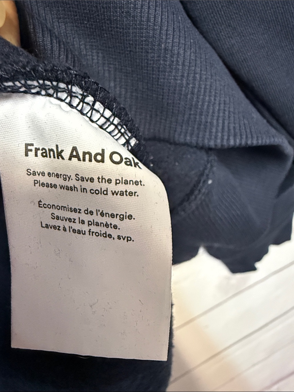Frank & Oak 1/4 zip Sweatshirt - Picture 5 of 6